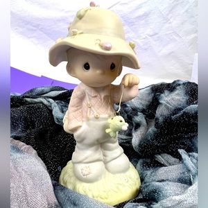 Precious Moments Vintage Collectible figurine.  My Love Will Never You Go